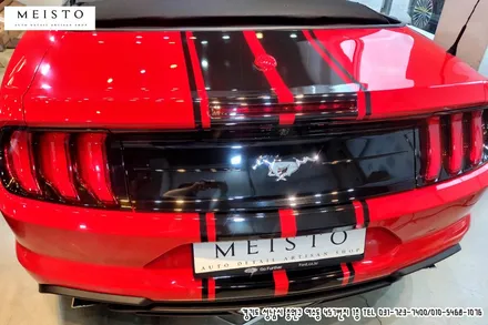 머스탱 컨버터블 4선 바이퍼데칼 랩핑 / 성남시 중원구 여수동