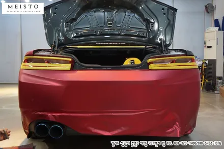 카마로SS 전체랩핑 남다른 존재감의 컬러탄생 / 성남시 중원구 여수동