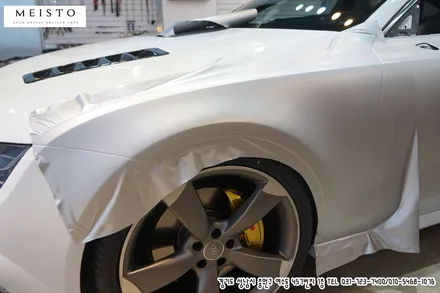 아우디A7 전체랩핑에 포인트를 살려 미치존재감 연출 / 성남시 중원구 여수동