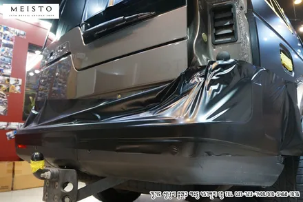 디스커버리4 차량 사틴블랙 전체랩핑 / 성남시 중원구 여수동