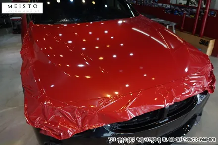 카스킨 BMW430i 에이버리 카마인레드 랩핑 / 성남시 중원구 여수동