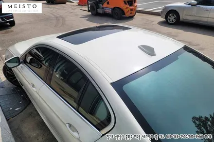 BMW520i 블랙유광 부분랩핑 / 성남시 중원구 여수동