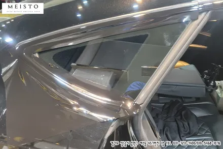 아우디A7 차량 부분랩핑 크롬죽이기 블랙유광 시공 / 성남시 중원구 여수동