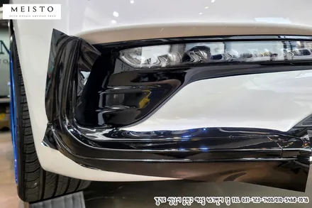 그랜져IG 크롬죽이기 부분랩핑 및 사이드미러 주유구 카본랩핑 / 성남시 중원구 여수동