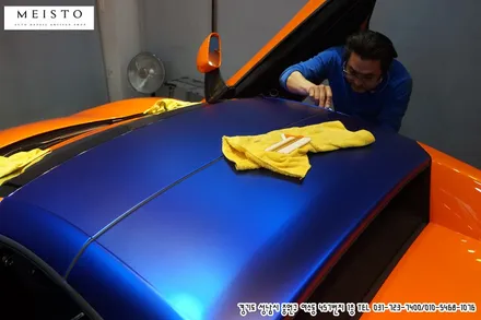 슈퍼카랩핑 맥라렌650S 일렉트릭 무광크롬 컬러 / 성남시 중원구 여수동