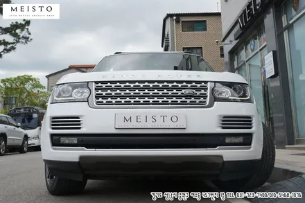 레인지로버 보그 화이트유광 랩핑 및 휠도색 / 성남시 중원구 여수동