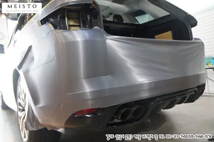 레인지로버 스포츠 차량랩핑 스틸브러쉬의 남다른 매력 / 성남시 중원구 여수동