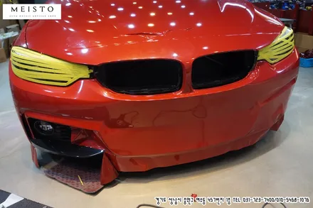 카스킨 BMW430i 에이버리 카마인레드 랩핑 / 성남시 중원구 여수동