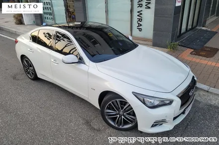 분당루프스킨 인피니티Q50 루프랩핑 재시공 / 성남시 중원구 여수동
