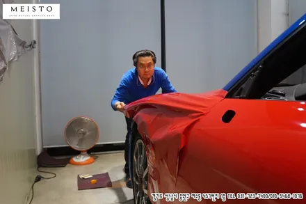 포르쉐 카이맨S 도색을 한듯한 랩핑 완성도 / 성남시 중원구 여수동