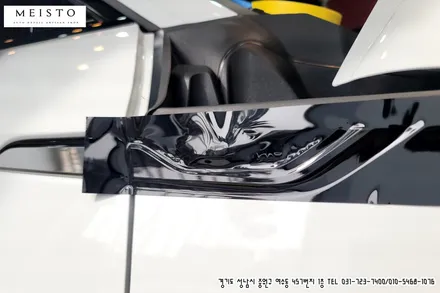 아우디A5 스포츠백 크롬죽이기 고광택 LB블랙 부분랩핑 / 성남시 중원구 여수동