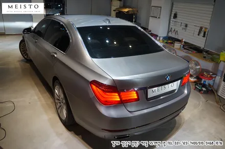 BMW750L 스틸브러쉬 전체랩핑 / 성남시 중원구 여수동