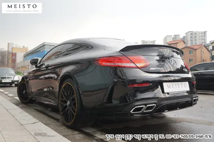 벤츠 C63SAMG 블랙유광 올랩핑 / 성남시 중원구 여수동
