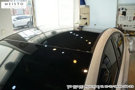 아반떼부분랩핑 루프스킨 재시공 / 성남시 중원구 여수동