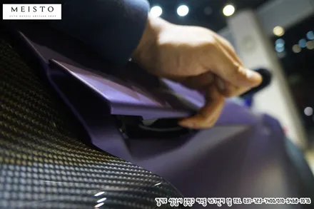 아우디R8 에이버리 보라무광 전체랩핑 / 성남시 중원구 여수동
