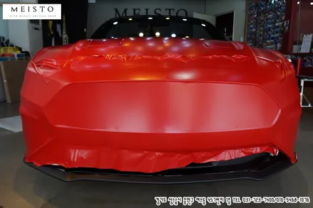 머스탱랩핑 에이버리 사틴카마인레드 전체카스킨 / 성남시 중원구 여수동