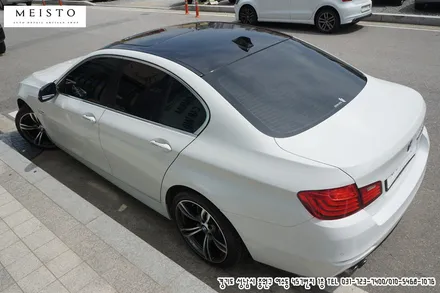BMW520d 드레스업 튜닝 루프스킨 및 부분랩핑 / 성남시 중원구 여수동