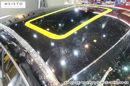 벤츠 GLC43AMG 전체랩핑 및 루프PPF 창틀 크롬죽이기 캘리퍼도색 / 성남시 중원구 여수동