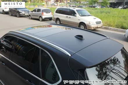 BMWX5 고급스러운 컬러탄생 사틴블랙 전체카스킨 / 성남시 중원구 여수동