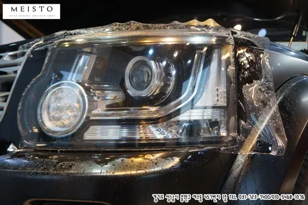 디스커버리4 차량 사틴블랙 전체랩핑 / 성남시 중원구 여수동