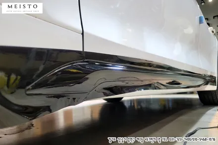 그랜져IG 크롬죽이기 부분랩핑 및 사이드미러 주유구 카본랩핑 / 성남시 중원구 여수동