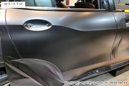 BMWX5 사틴블랙 전체랩핑 및 블랙유광 크롬죽이기 시공 / 성남시 중원구 여수동