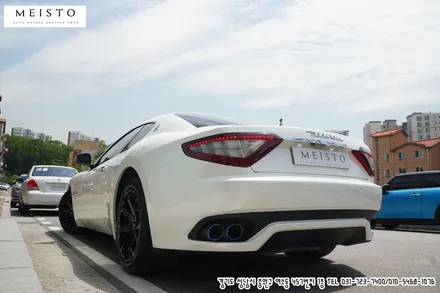 마세라티 그란투리스모 화이트 전체랩핑 카스킨 / 성남시 중원구 여수동