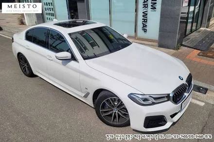 BMW520i 블랙유광 부분랩핑 / 성남시 중원구 여수동