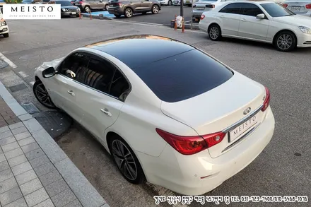 분당루프스킨 인피니티Q50 루프랩핑 재시공 / 성남시 중원구 여수동