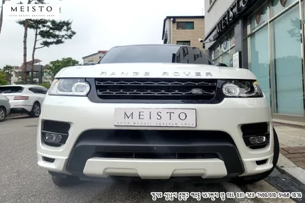 레인지로버 스포츠 에이버리 화이트펄 전체랩핑 / 성남시 중원구 여수동