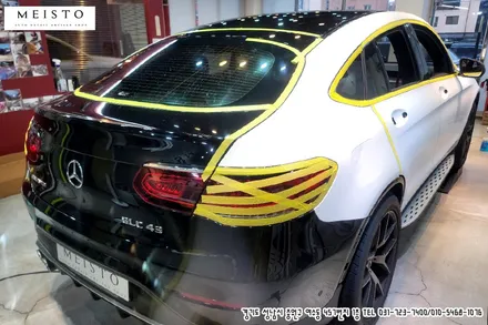 벤츠 GLC43AMG 전체랩핑 및 루프PPF 창틀 크롬죽이기 캘리퍼도색 / 성남시 중원구 여수동