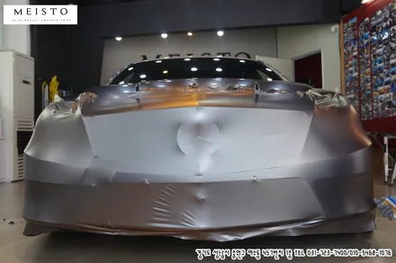 벤츠CLS63AMG 사틴다크그레이 전체랩핑 / 성남시 중원구 여수동