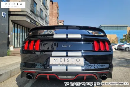 머스탱 GT 사틴화이트 알루미늄 바이퍼데칼 랩핑 / 성남시 중원구 여수동