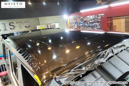 벤츠지바겐 G63AMG 랩핑 LB 사틴그레이 전체시공 / 성남시 중원구 여수동