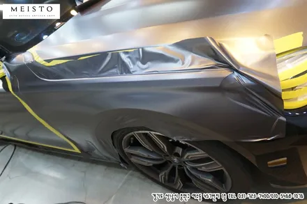 BMW760Li 사틴다크그레이 랩핑을 위한 전체PPF 제거 / 성남시 중원구 여수동