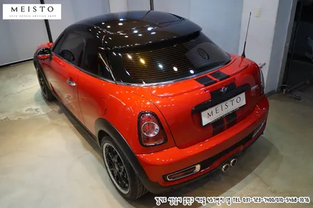 BMW 미니쿠퍼S 크롬죽이기 포인트랩핑 / 성남시 중원구 여수동
