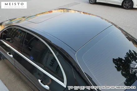 신차 벤츠E300 랩핑 화이트에서 고급스러운 블랙으로 / 성남시 중원구 여수동