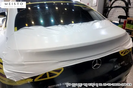 벤츠 GLC43AMG 전체랩핑 및 루프PPF 창틀 크롬죽이기 캘리퍼도색 / 성남시 중원구 여수동
