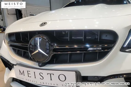 벤츠E63AMG 크롬죽이기 랩핑 및 사이드미러 PPF / 성남시 중원구 여수동