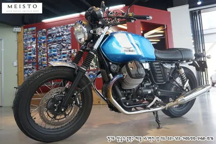 바이크 MOTO GUZZI V7II 포인트 랩핑 / 성남시 중원구 여수동