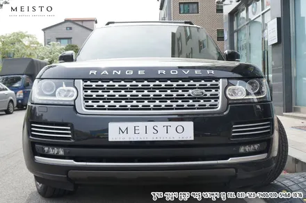 레인지로버 보그 화이트유광 랩핑 및 휠도색 / 성남시 중원구 여수동