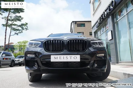 BMWX3 사이드미러 및 실내 리얼카본 스타일 랩핑 / 성남시 중원구 여수동