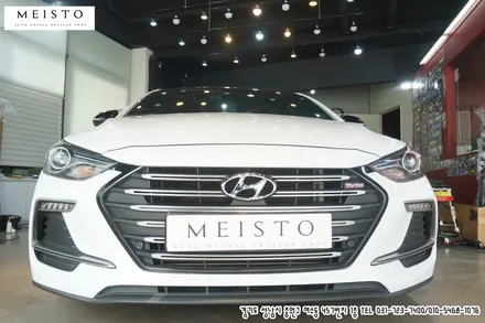 아반떼스포츠랩핑 블랙 포인트로 더욱 매력있게 / 성남시 중원구 여수동