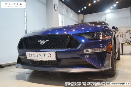 머스탱 GT 포인트랩핑 바이퍼데칼 시공 / 성남시 중원구 여수동