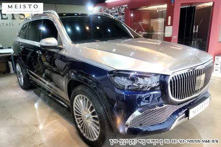 벤츠마이바흐 GLS600 B필러 실버크롬 랩핑 / 성남시 중원구 여수동