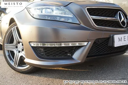 벤츠CLS63AMG 사틴다크그레이 전체랩핑 / 성남시 중원구 여수동