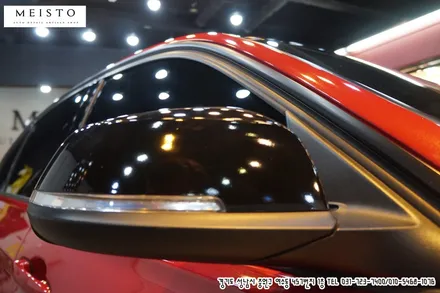 BMW320D 전체랩핑 3M 유광 레드메탈릭 / 성남시 중원구 여수동