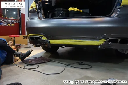 BMW760Li 사틴다크그레이 랩핑을 위한 전체PPF 제거 / 성남시 중원구 여수동