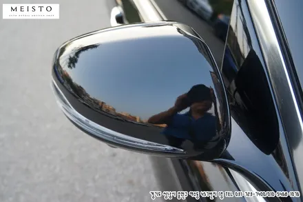 신차 벤츠E300 랩핑 화이트에서 고급스러운 블랙으로 / 성남시 중원구 여수동