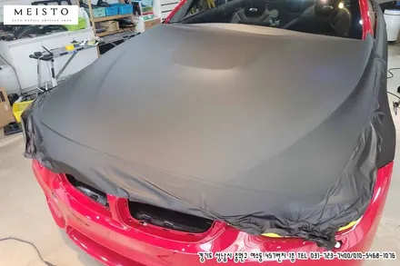 BMWM4랩핑 3M 무광블랙 전체카스킨 / 성남시 중원구 여수동